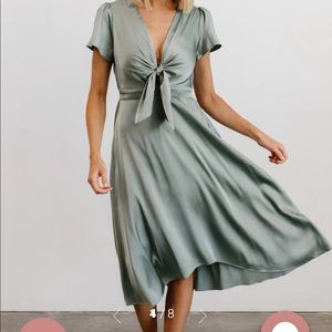 Baltic Born Poppy Satin Midi Dress